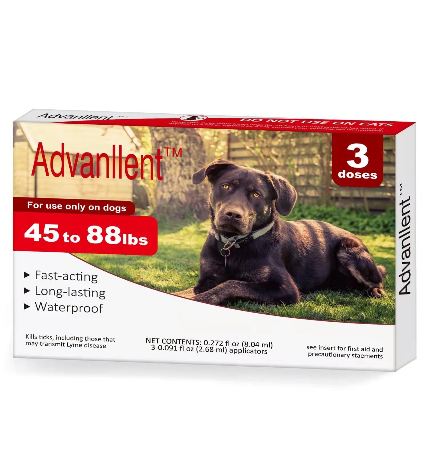 Advanllent™ Anti-Flea and Tick Treatment Drops for Dogs