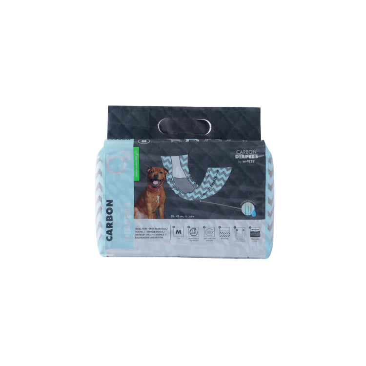 M-PETS® Carbon Dog Diaper - 15 pcs per pack