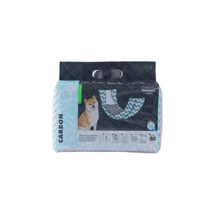 M-PETS® Carbon Dog Diaper - 15 pcs per pack