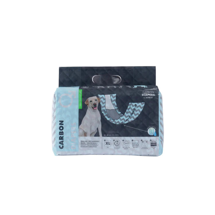 M-PETS® Carbon Dog Diaper - 15 pcs per pack