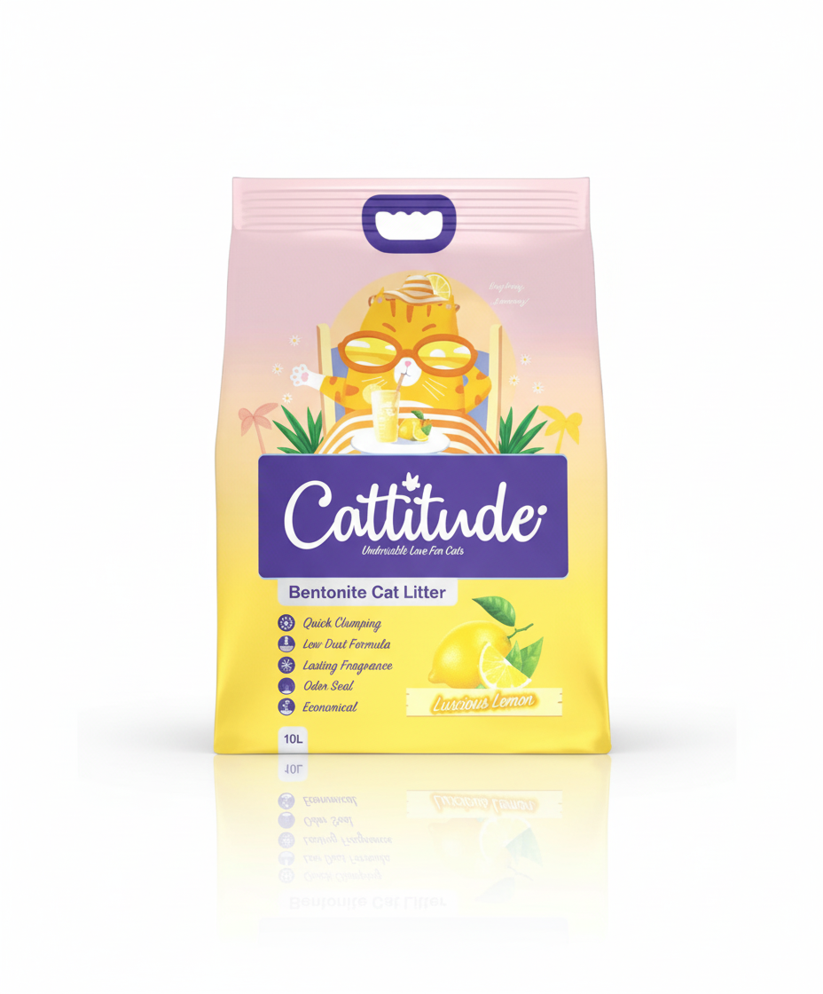 Cattitude® Clumping Cat Litter Sand – 10L