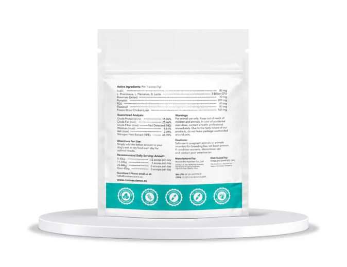 Canine Probiotics Meal Topper  – 30g