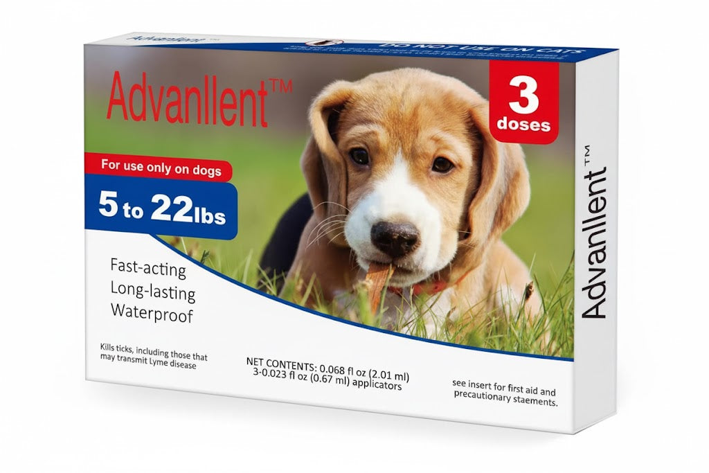 Advanllent™ Anti-Flea and Tick Treatment Drops for Dogs