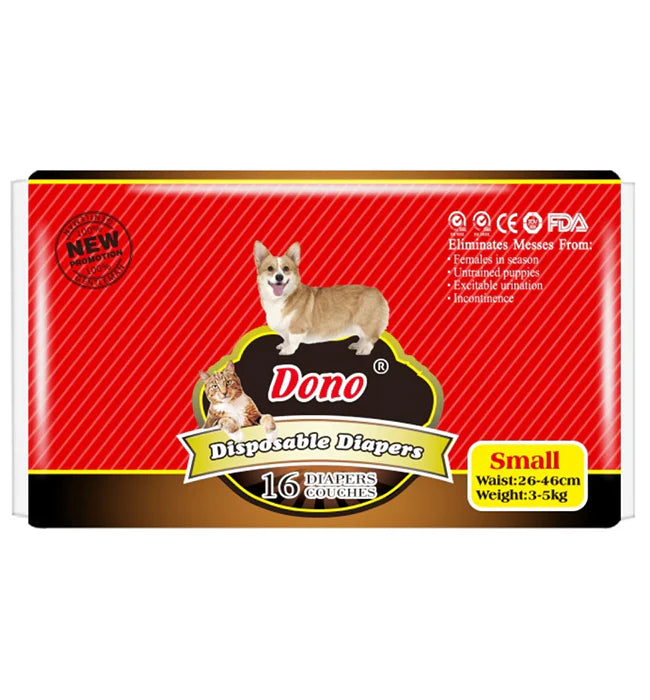 Dono Female Disposable Diaper 16 Pads (Small)