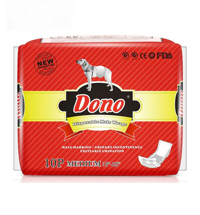 Dono Male Disposable Diaper 10 Pads (Medium)