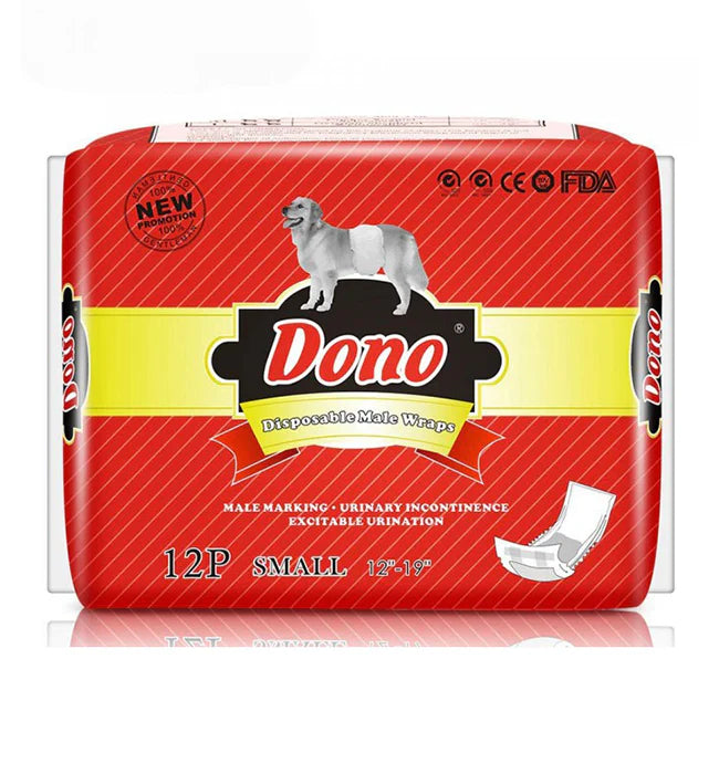 Dono Male Disposable Diaper 12 Pads (Small)