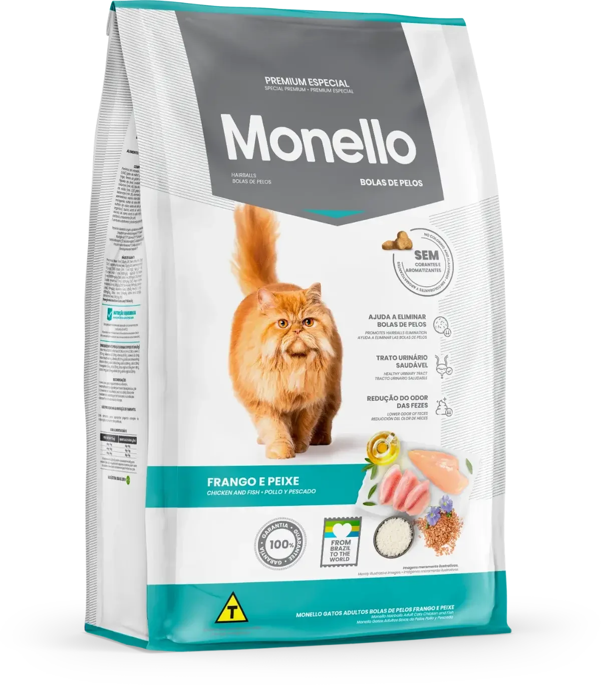 Monello Hairball Control Dry Cat Adult - 1Kg
