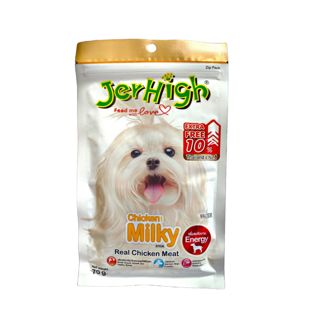 JerHigh Milky Stick Dog Treats - 70g