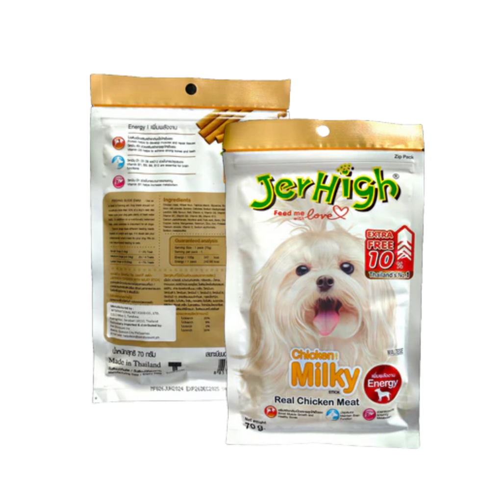 JerHigh Milky Stick Dog Treats - 70g