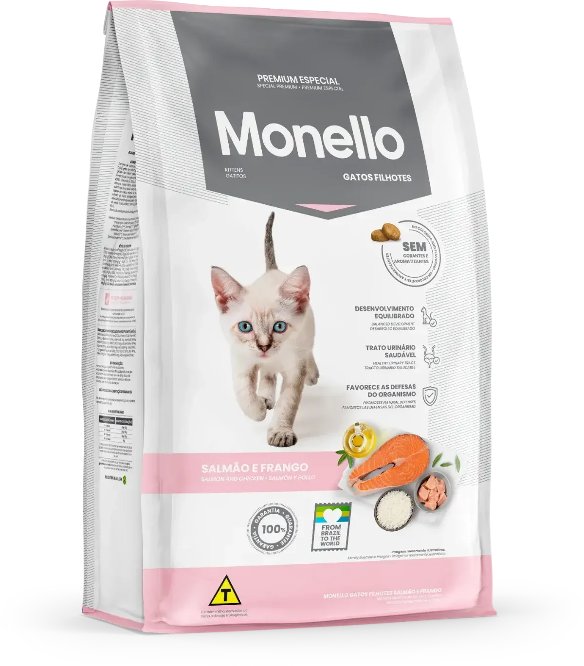 Monello Salmon and Chicken Kitten Food - 1Kg