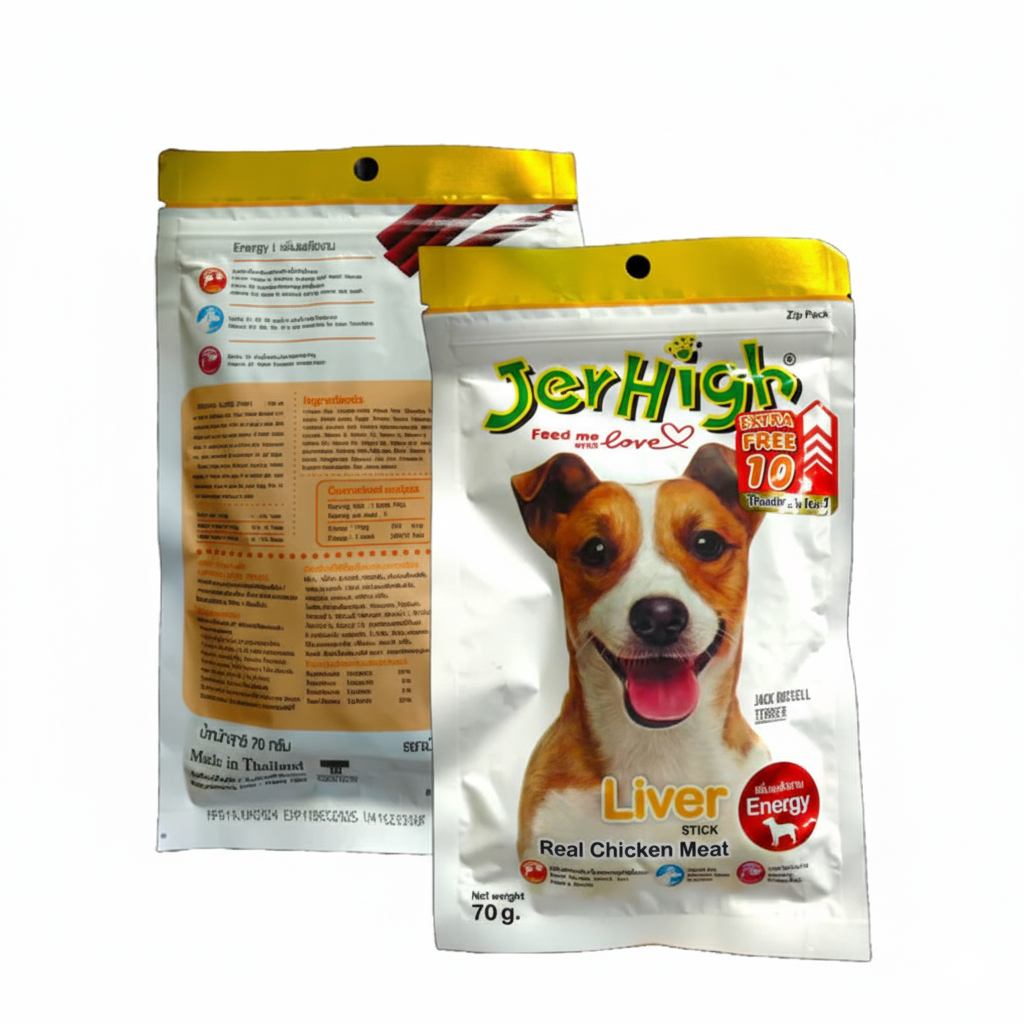 JerHigh Liver Stick Dog Treats - 70g