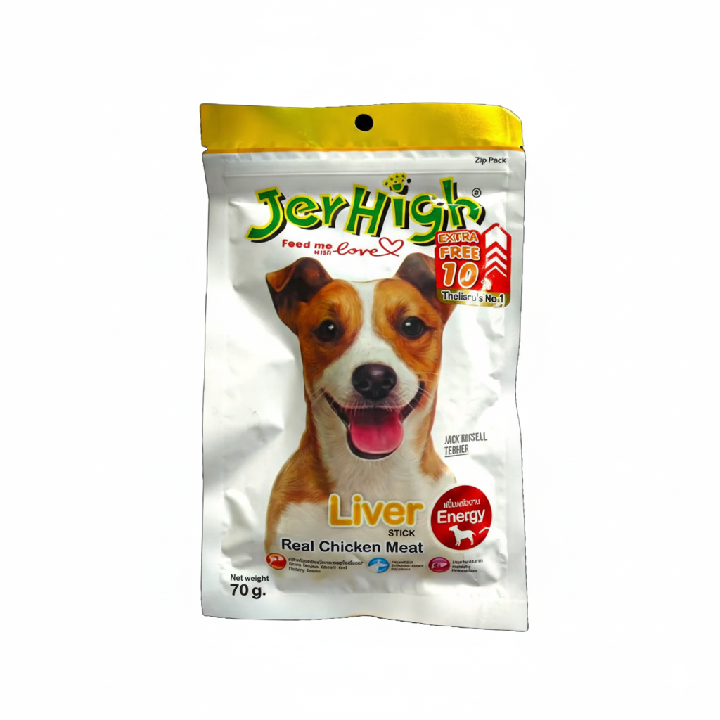 JerHigh Liver Stick Dog Treats - 70g