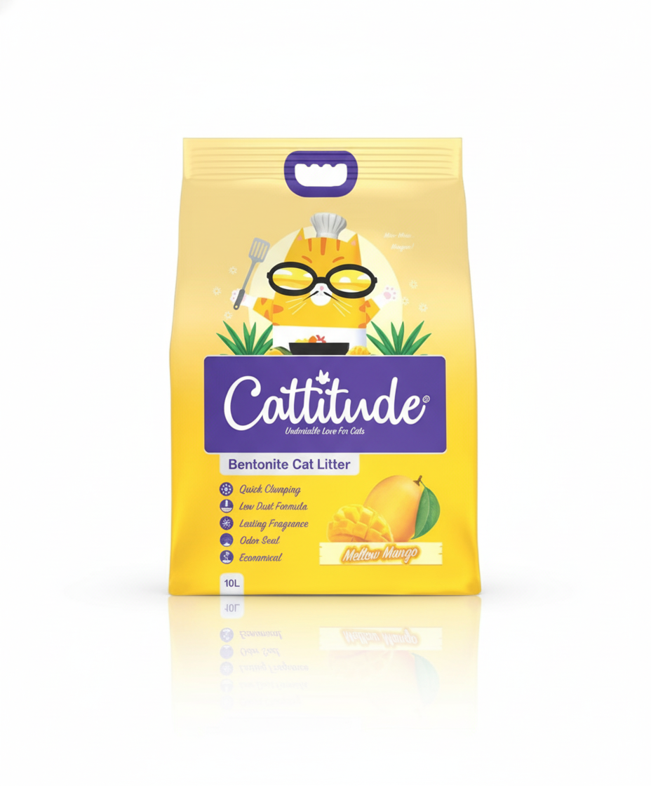 Cattitude® Clumping Cat Litter Sand – 10L