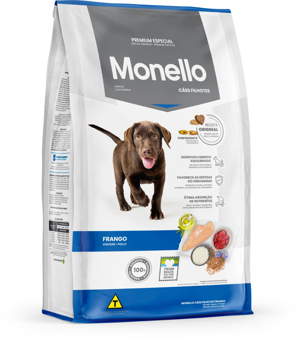 Monello Puppies Caes Filhotes - 1Kg