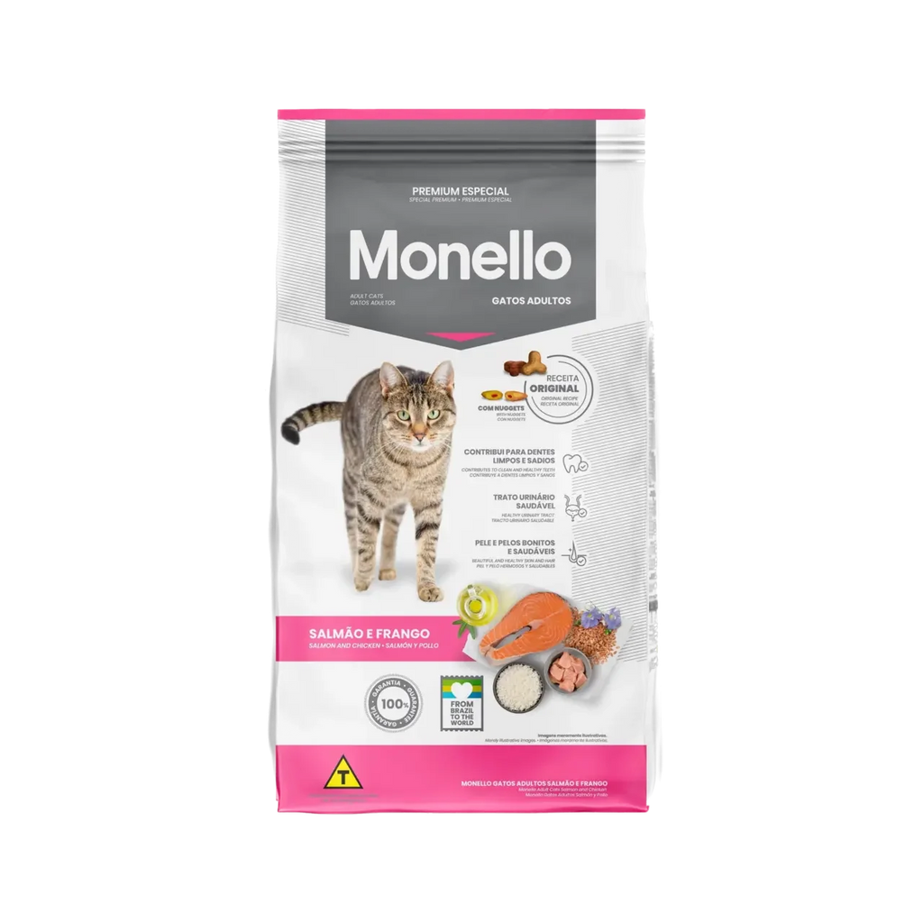 Monello Salmon and Chicken Adult Cat Food