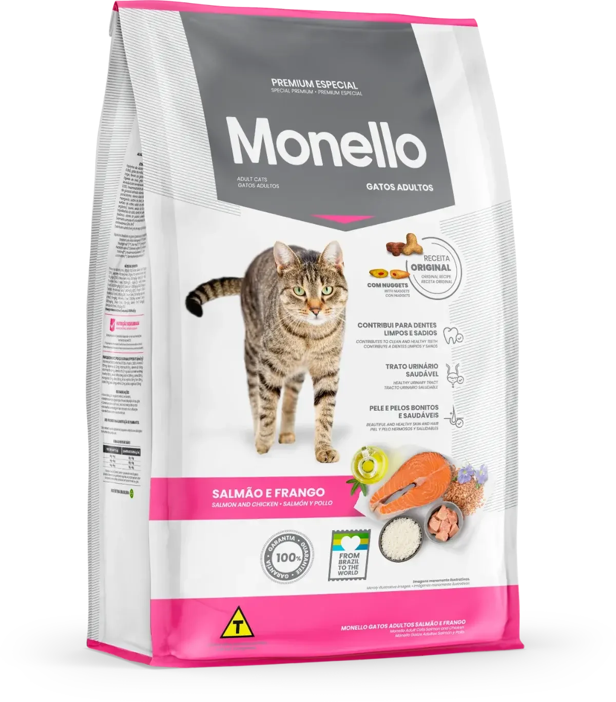 Monello Salmon and Chicken Adult Cat Food