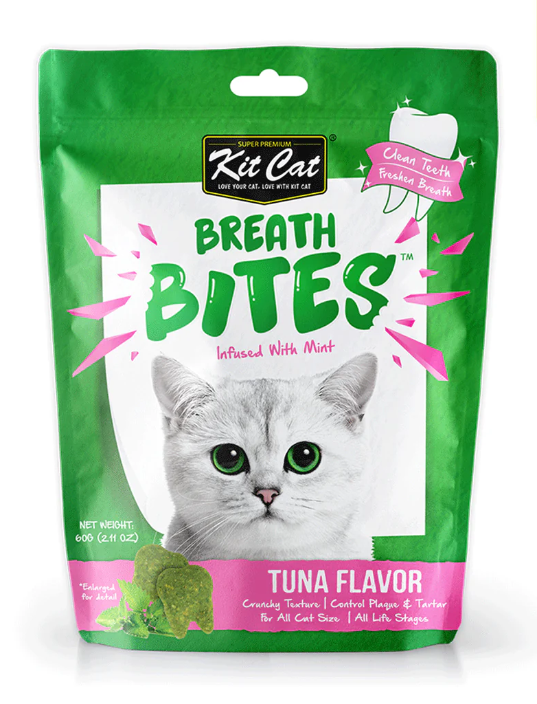 Kit Cat Breath Bites Tuna Cat Treats - 60g