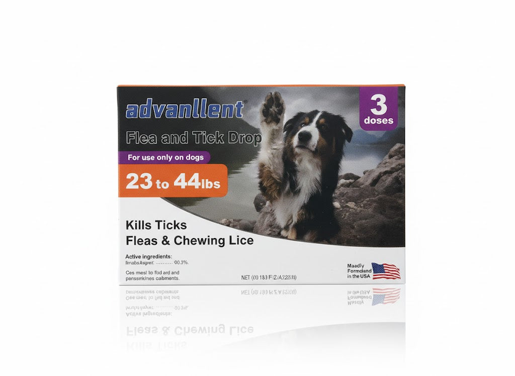 Advanllent™ Anti-Flea and Tick Treatment Drops for Dogs