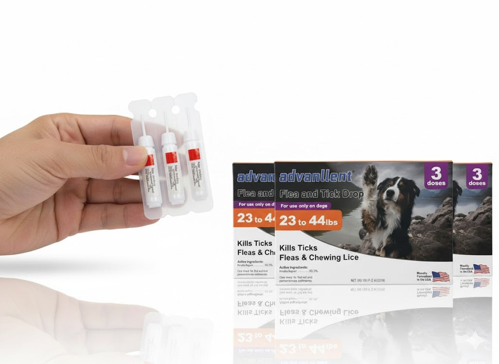 Advanllent™ Anti-Flea and Tick Treatment Drops for Dogs