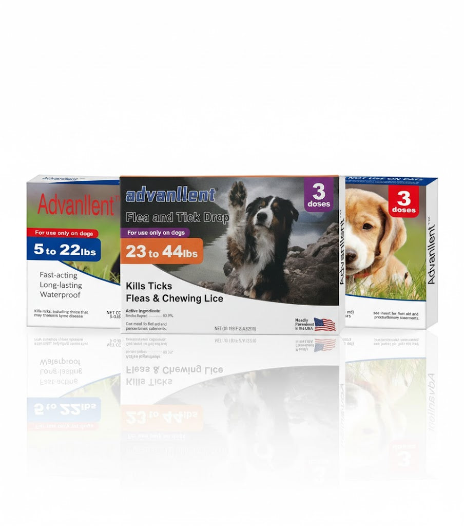 Advanllent™ Anti-Flea and Tick Treatment Drops for Dogs