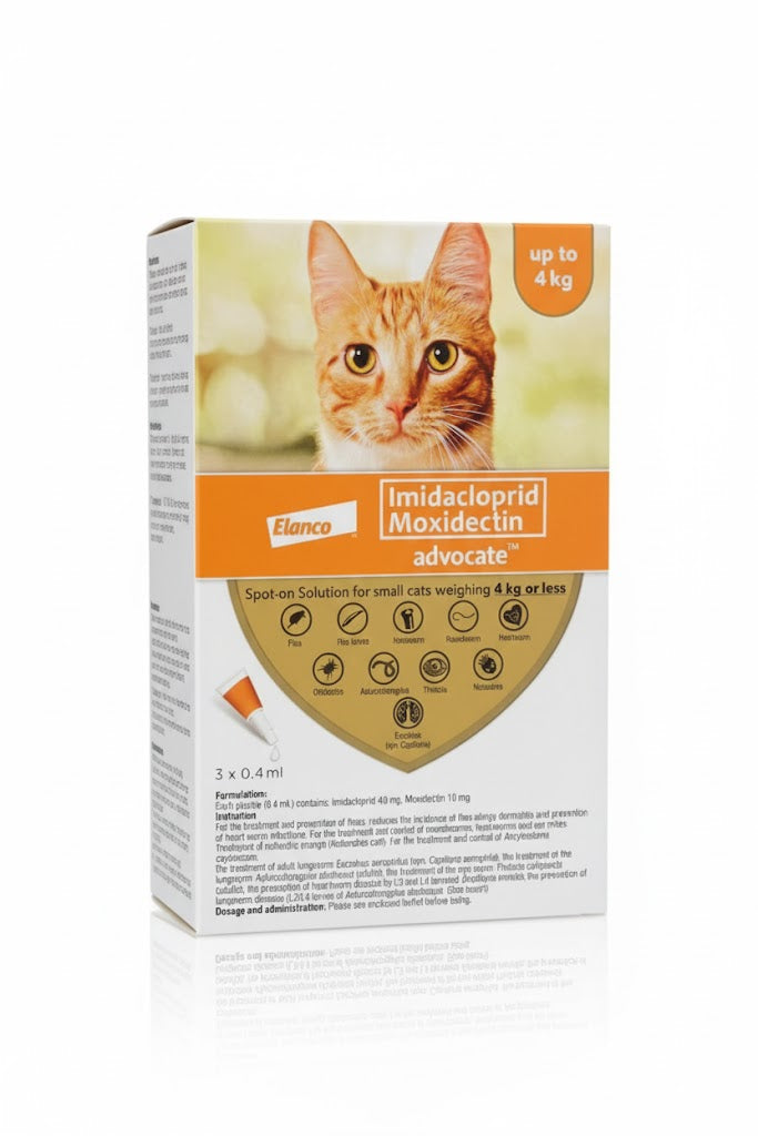 Advocate® Imidacloprid + Moxidectin (up to 4kg)