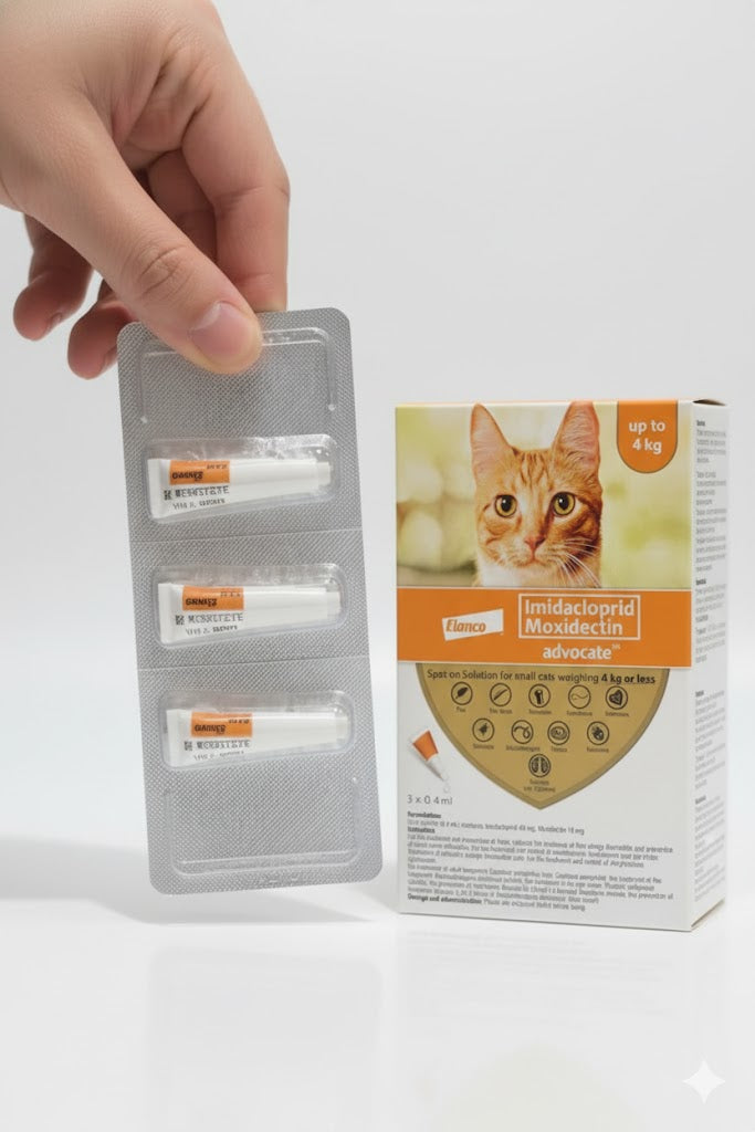 Advocate® Imidacloprid + Moxidectin (up to 4kg)